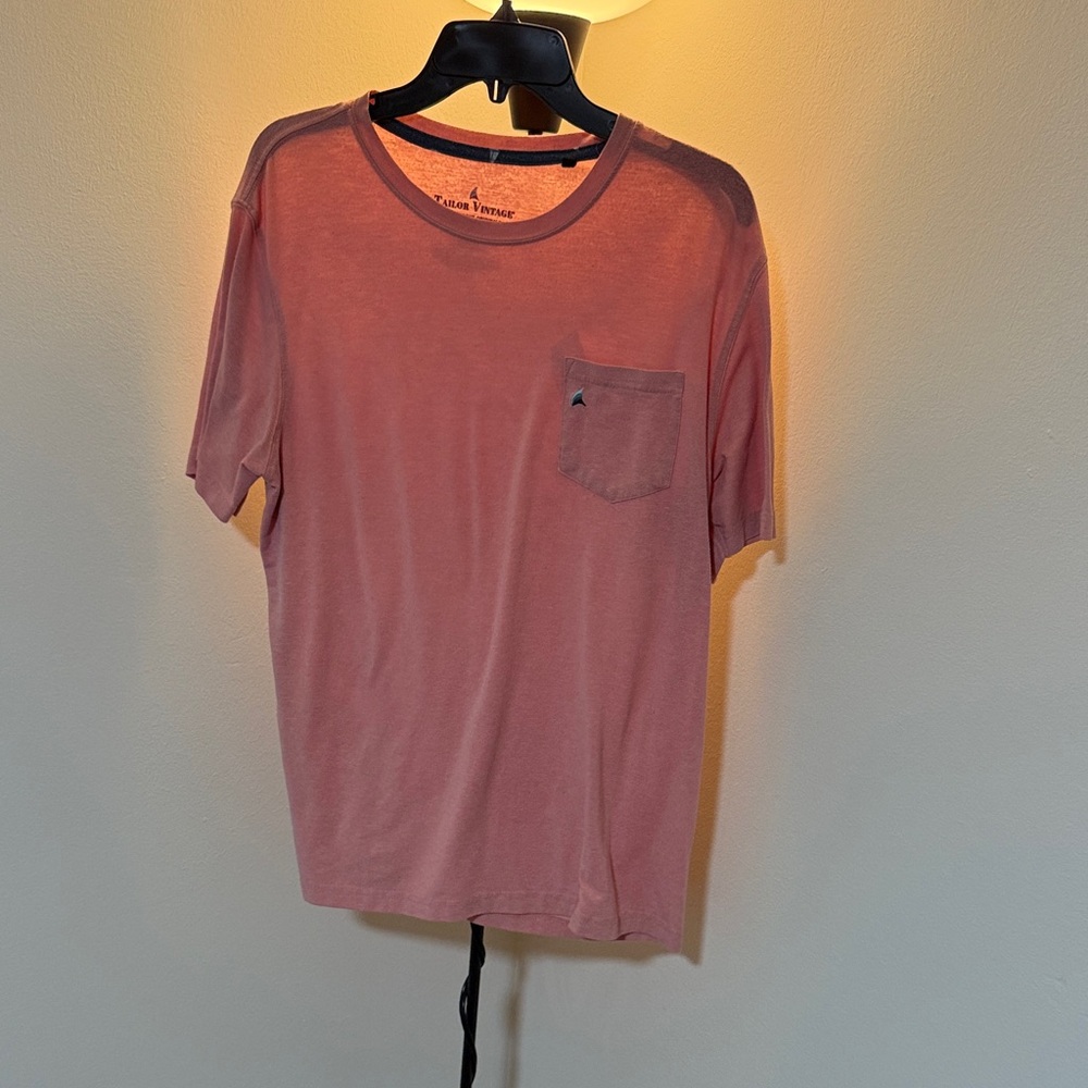Tailor Vintage Coral Short Sleeve Tee